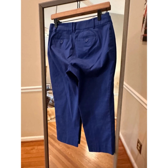 Women's Talbots Petite Blue Crop Pants Size 2P THE PERFECT CROP - Picture 3 of 8